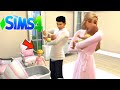 Titi Family New Babies -  Baby Goldie is jealous of The Twins - Sims 4