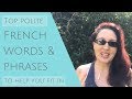 Polite French words to make a good first impression