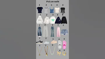 Pick An Outfit Fashion Preppy Cute Outfit Aesthetic Restock Preppyproducts Skincare Random 