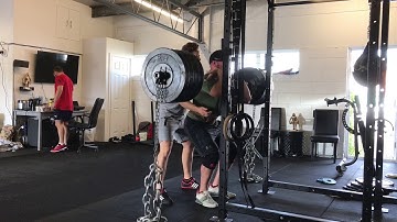 Cluster Chain Front Squats
