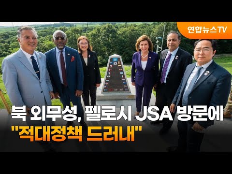 북 외무성, 펠로시 <strong>JSA</strong> 방문에 &amp;quot;적대정책 드러내&amp;quot; / 연합뉴스TV (YonhapnewsTV)
