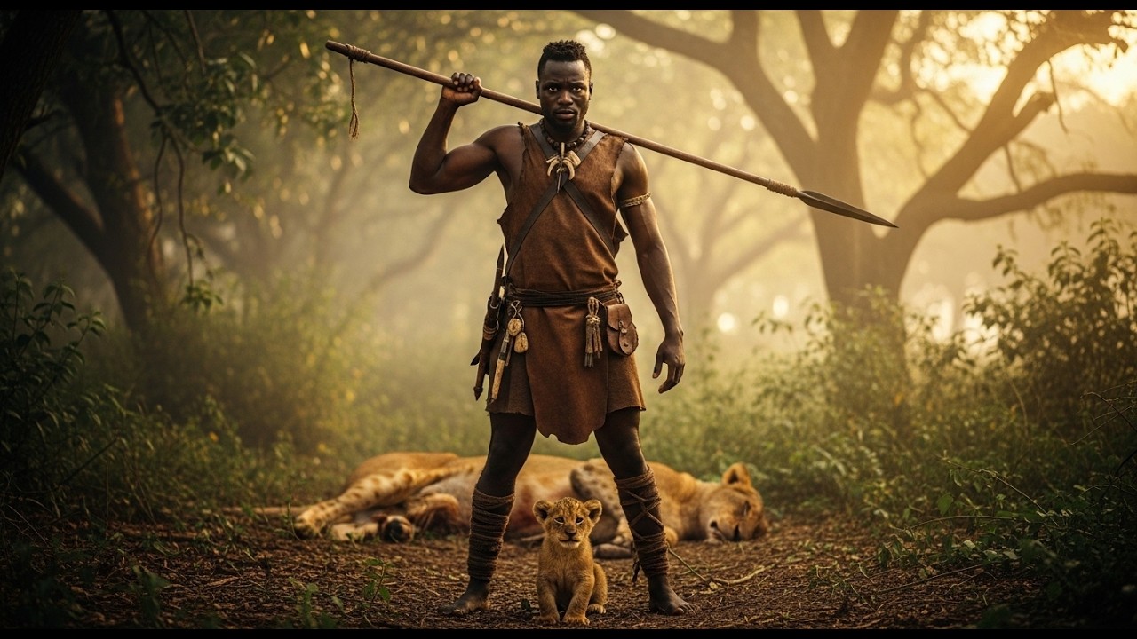 THE LION CUB AND THE RECKLESS HUNTER1..A MUST-WATCH!!!