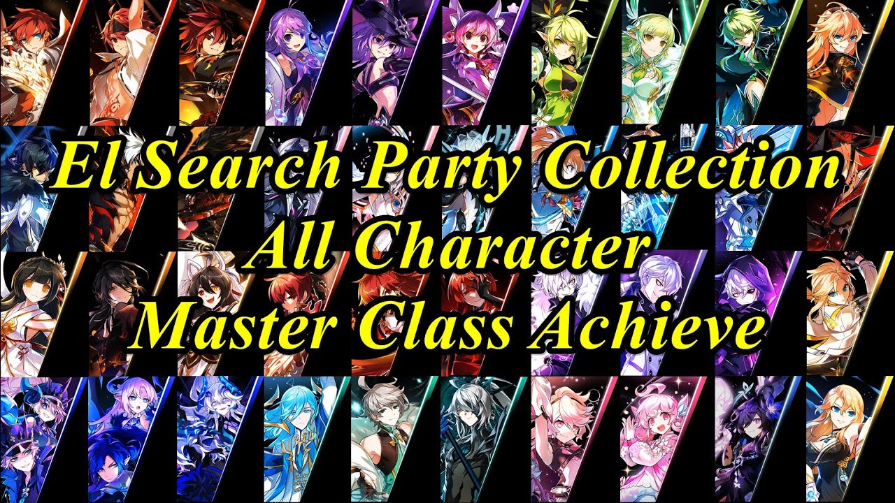 Elsword TW El Search Party Collection All Character Master Elsword TW El Search Party Collection All Character Master