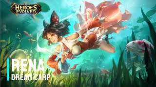New Skin Rena - Dream Carp Heroes Evolved Netdragon