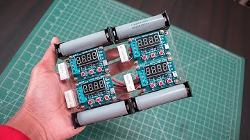 DIY 4 x 18650 Battery Capacity Tester