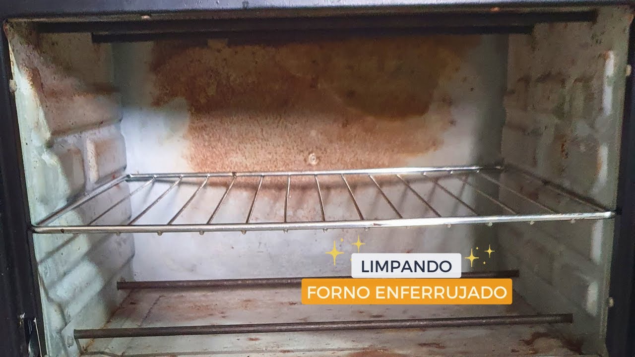 Como limpar FORNO ENFERRUJADO por dentro (misturinha caseira remove ferrugem) | Coisas Fáceis