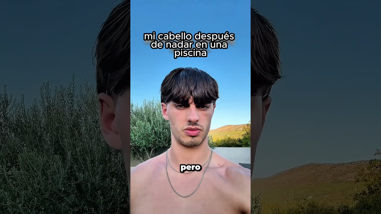 Tu Cabello Después del Agua de la Piscina VERSUS El Agua del Océano 😱 #hairfacts #shorts