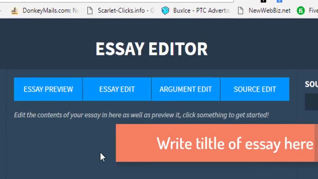 essay editor online