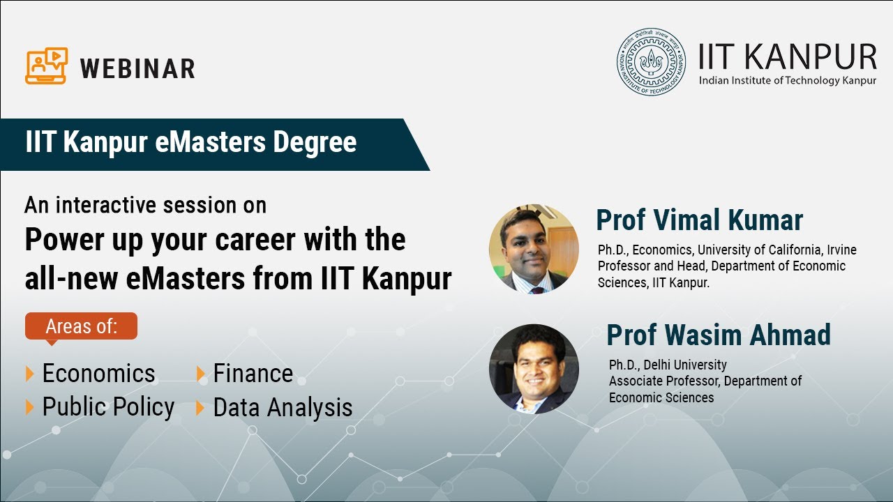 IIT Kanpur, eMasters in Public Policy