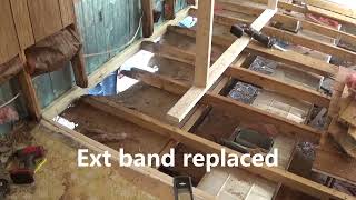 Mobile Home Rim Joist Repair.