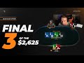 This $2625 FINAL TABLE Is Ridiculous! | Twitch Poker Highlights