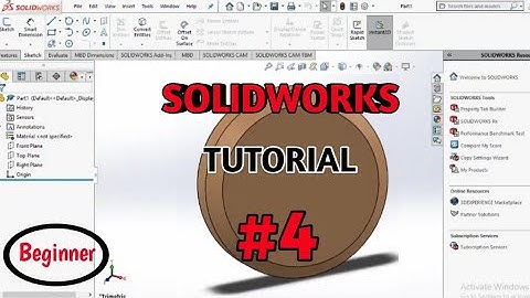How to use fillet and chamfer tool || Solidworks tutorial by Tutorials Hindi