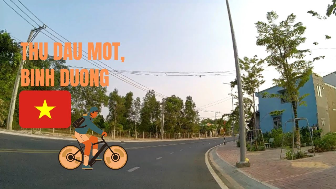 Cycling around the Streets of Thu Dau Mot City