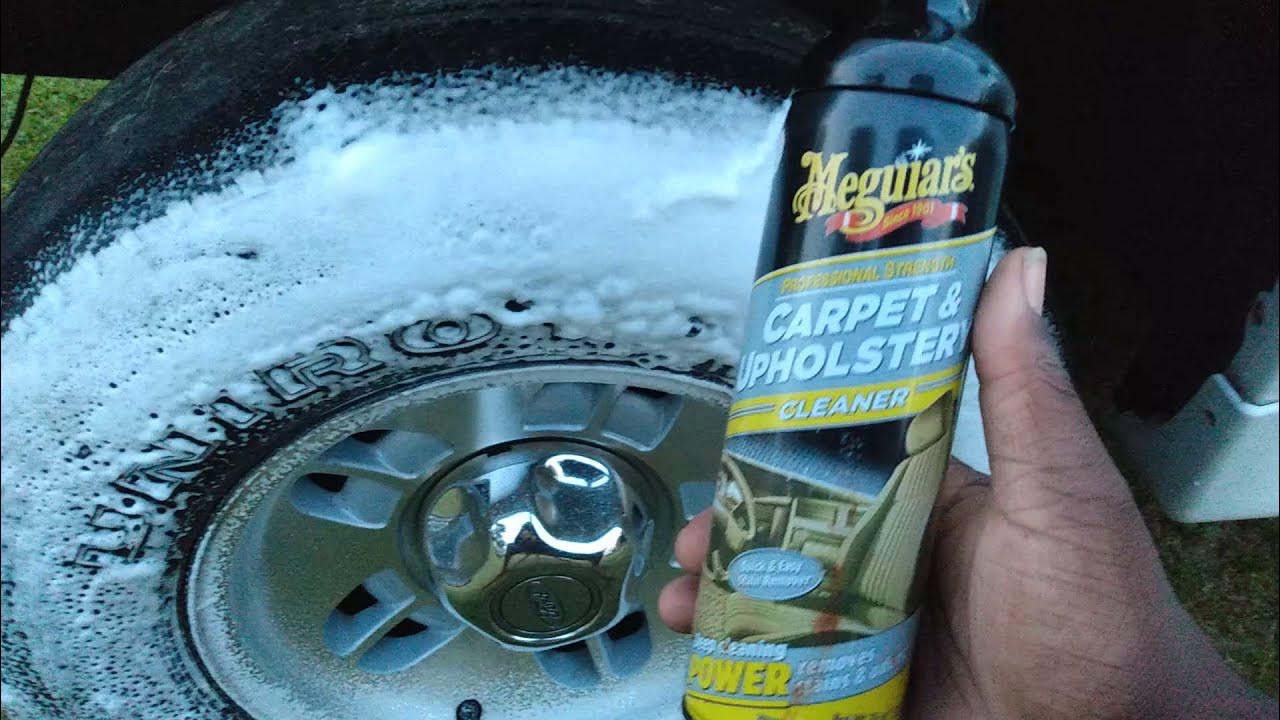 meguiar's carpet & upholstery cleaner will it clean tires YouTube