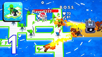 War of Rafts: Crazy Sea Battle - Gameplay Walkthrough Mobile Game Part 1 New Update (Android,iOS)