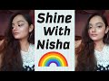 Soft pink makeup tutorial shine with nisha