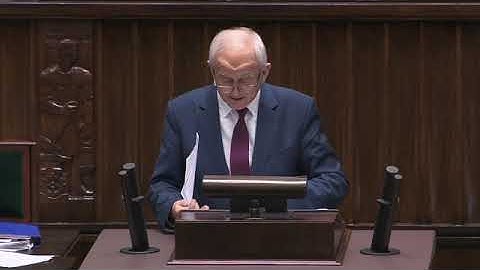Krzysztof Tchórzewski - wystąpienie z 6 grudnia 2018 r .