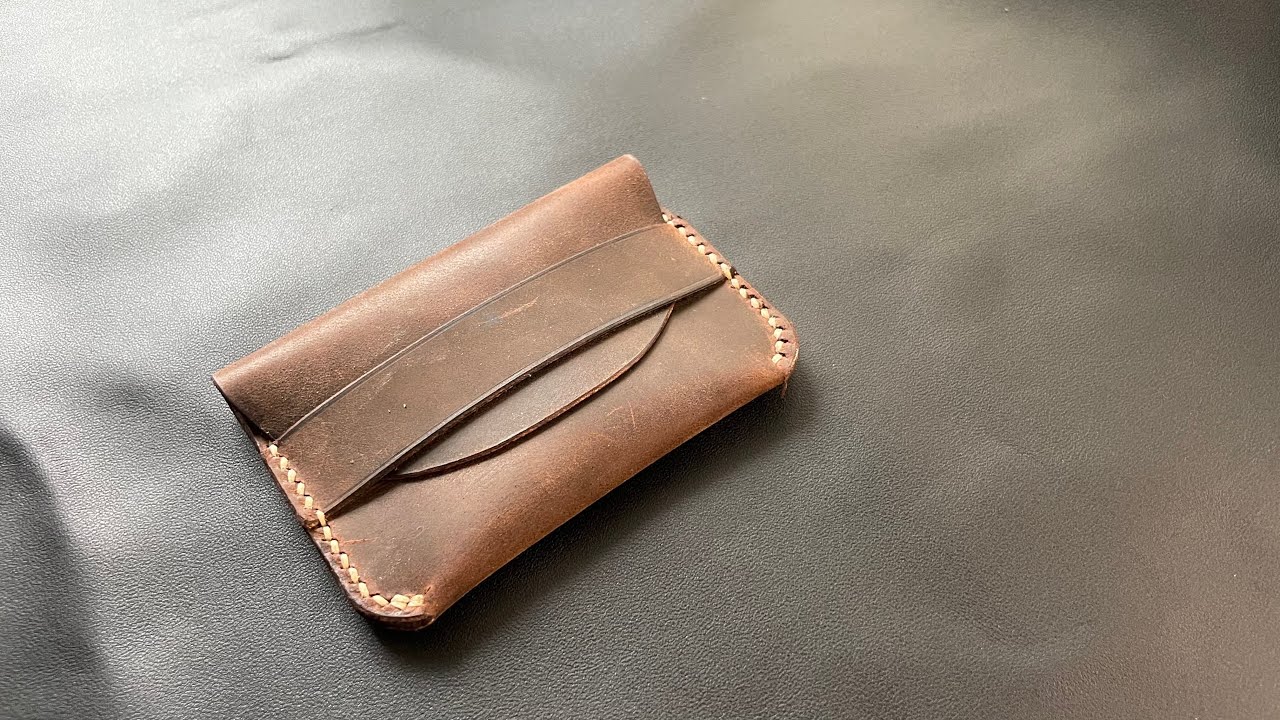 ハンドメイド　フラップウォレット Making EASY flap wallet [FREE PDF] - YouTube