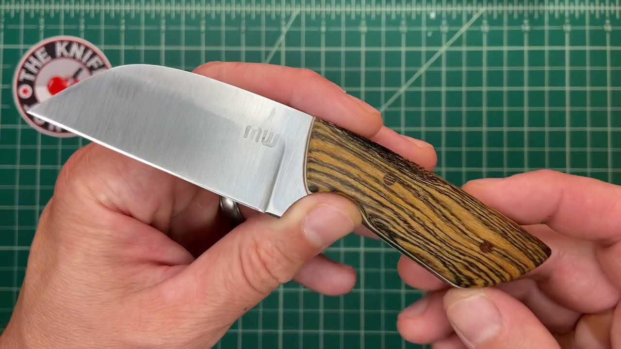 MW Steelworks Merlin - Custom Fixed Blade Pocket Knife