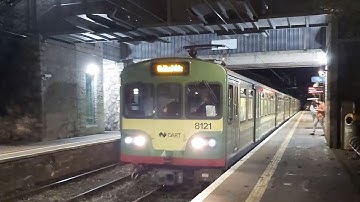 Ride Onboard DART class 8100 number 8121 from Bray To Dalkey. (Last Train Ride of 2021)
