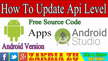 How To Update Android Version API Level in Android Studio Free Source Code Urdu/Hindi By Zakria 2018