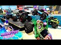 Monster jam insane racing freestyle and high speed jumps 42  beamng drive  grave digger