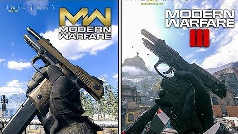 Modern Warfare 2019 vs Modern Warfare 3 2023 Weapons Comparison [Ghosts619 Reupload]
