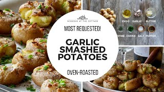 Easy Garlic Smashed Potatoes Recipe