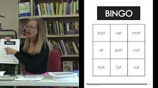Systematic phonics - sample lesson plan
