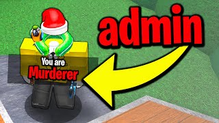 Admin commands in Murder Mystery 2 (Roblox Movie)