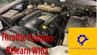 How To Relearn Throttle Position Sensor In 3 Minutes | Mercedes Benz ML W163 Throttle Body Adaption