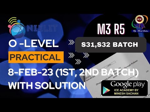 O Level Python Practical Solution | O level jan23 python practical