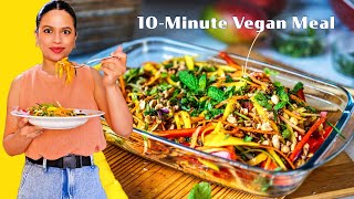 The 10 Minute Vegan Thai Mango Salad Everyones Talking About Sweet, Y & Vegetarian Meal