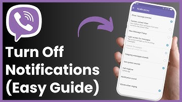 How To Turn Off Notifications On Viber !