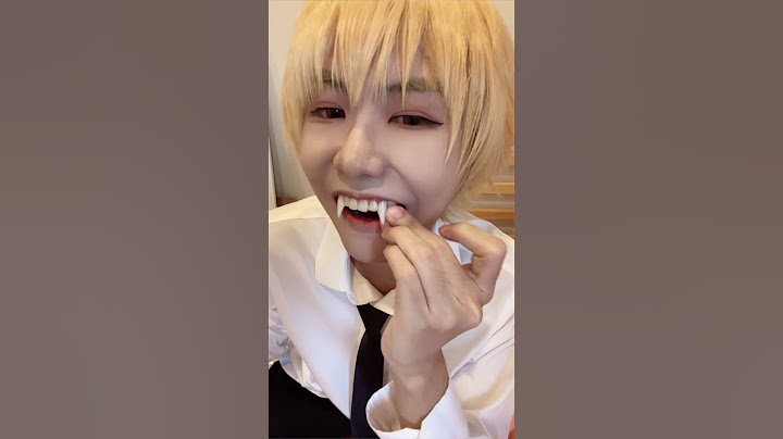 เปลี่ยนฟันตัวเองให้มีเขี้ยวเต็มปาก🦈 #NEETTO #cosplay #denji #chainsawman #คอสเพลย์ #เด็นจิ #นีทโตะ