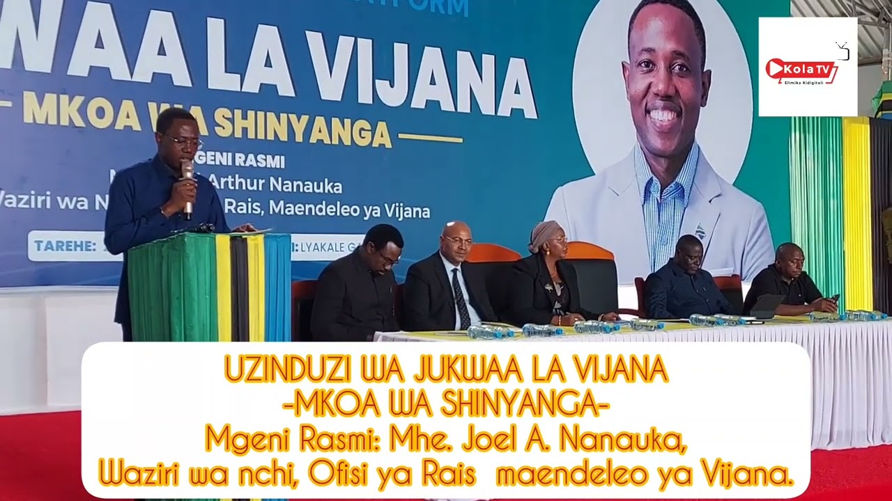 UZINDUZI WA JUKWAA LA VIJANA (Vijana PlatForm) UKIENDELEA MKOA WA SHINYANGA. 
