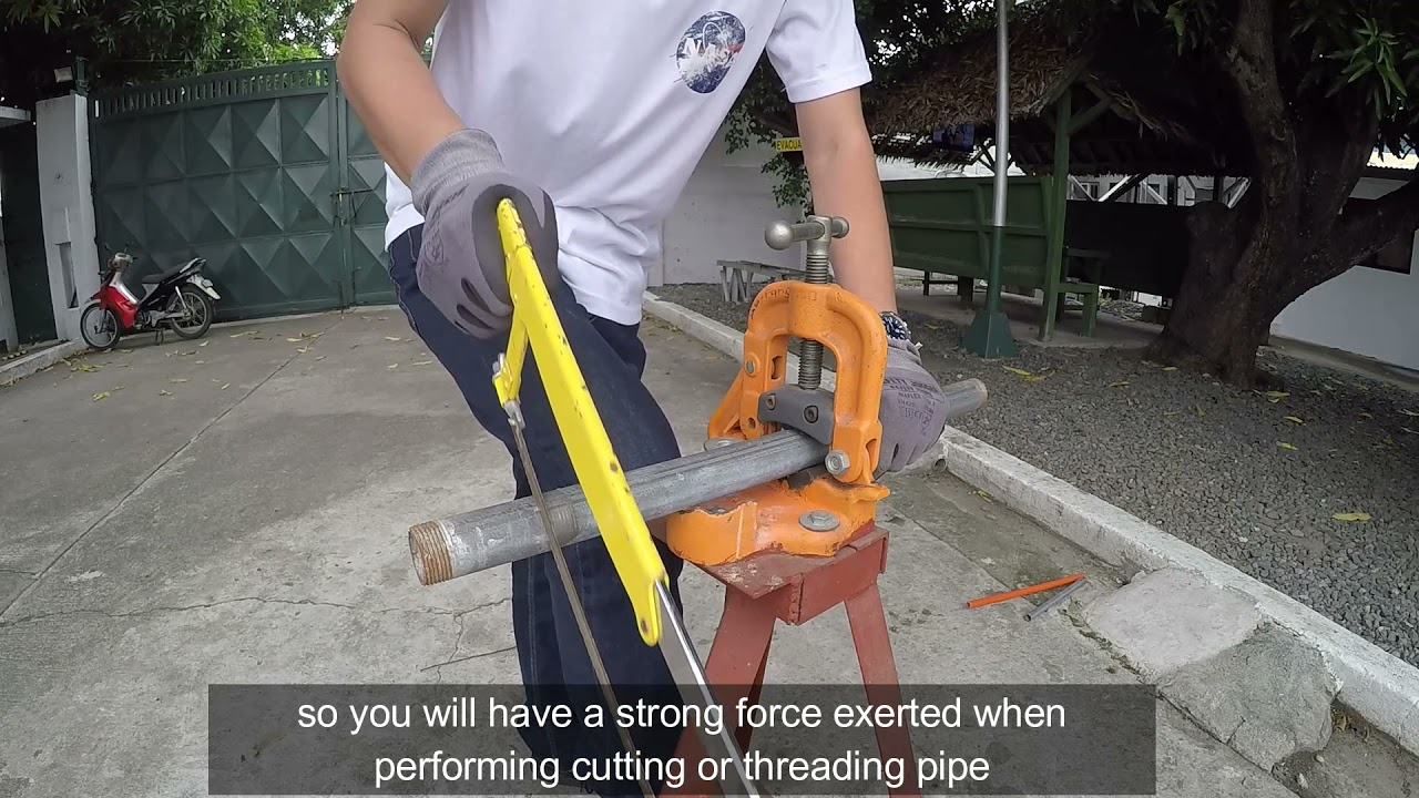 Pipe Vise Demonstration And Tutorial - Tool For Electrical [Tagalog] [English Subtitle]