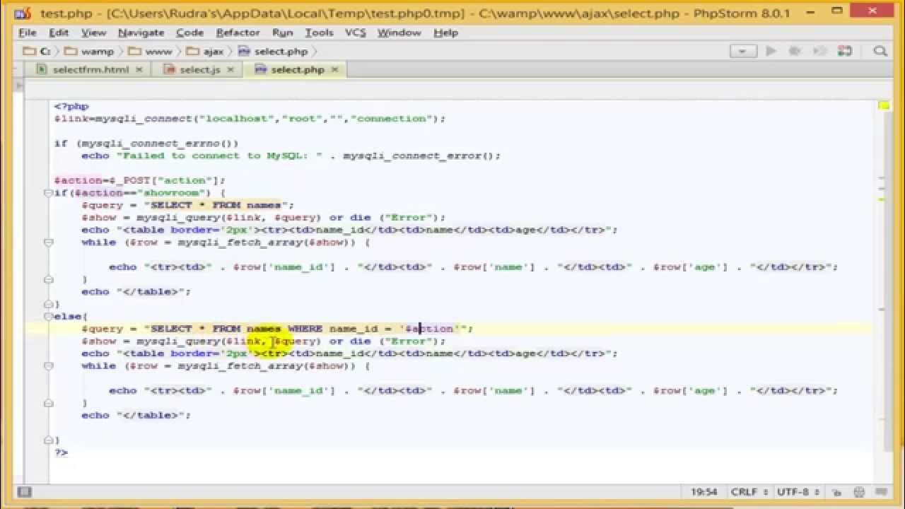 JQuery Ajax PHP Tutorial : how to fetch data from MySQL using jquery ...