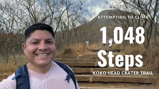 Can I survive climbing 1,048 steps at the KoKo Head Crater Trail Hike, on the island of Oahu?