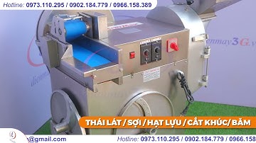 Máy Thái Hành Lá, Mùi, Xả, Ớt,...|Máy Cắt Rau Có Băng Tải| Điện máy 3G