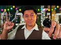 ASMR | Vintage Holiday Haircut & Shave | Scissors, Brushing, Spraying, Personal Attention