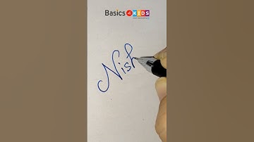 Nisha name signature | N name signature | signature with N name | signature style of my name