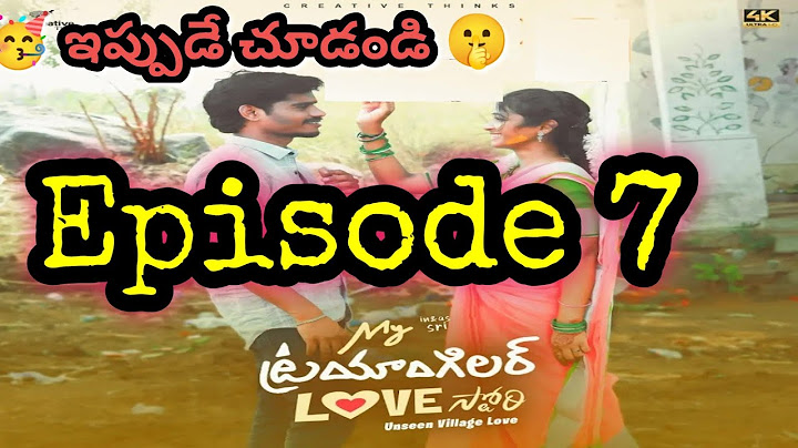 My Triangular Love Story Episode 7 | Unseen Village Love | Sri | Creative Thinks | New Update Date?