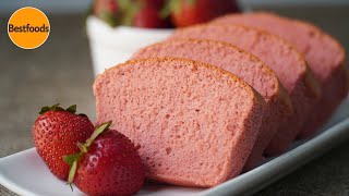 Strawberry Cake │How to Make Strawberry Cake│Strawberry Sponge Cake│Cake Recipe