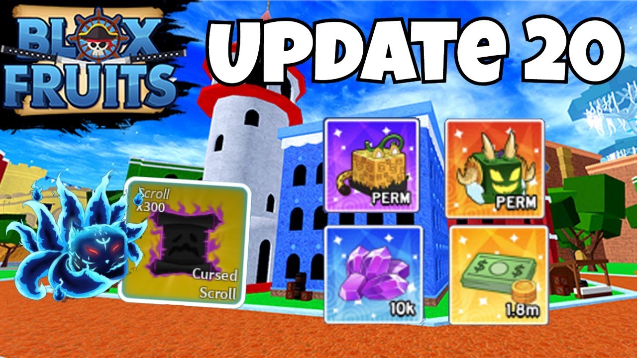 The NEW Fruits Coming in Blox Fruits Update 20 are 