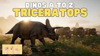 asl dinos z triceratops