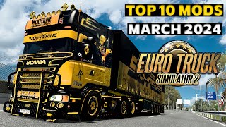 ETS2 1.49 TOP 10 MODS MARCH 2024