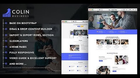Colin - Responsive Multipurpose Business Drupal 9, Drupal 10 Theme - Existing Installtion