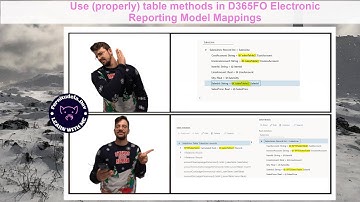 D365FO Electronic Reporting (GER): properly use table methods in your model mappings.