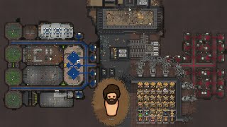 RimWorld Timelapse: Canyon - A Bloody Trench - 11 Rimyear Colony